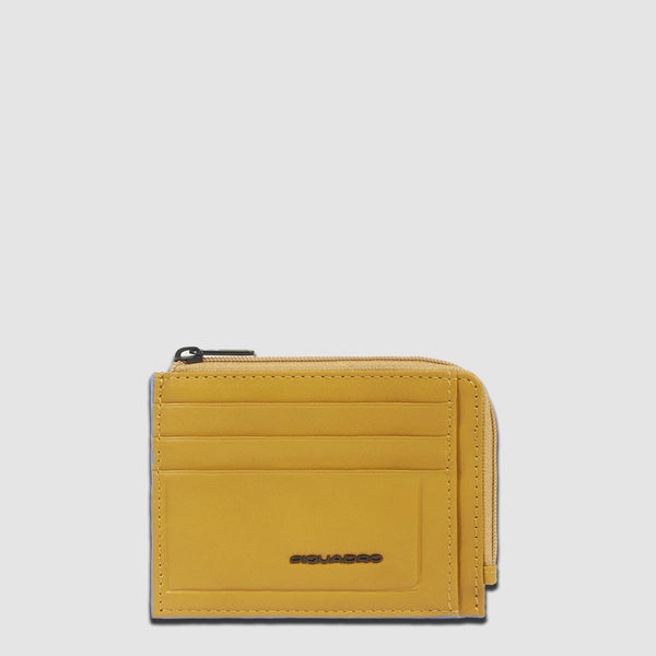 Porte-monnaie zippé avec porte-cartes de crédit