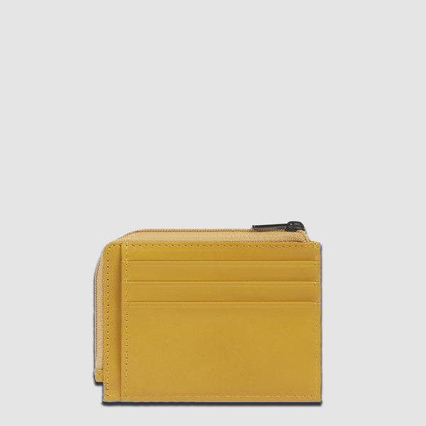 Porte-monnaie zippé avec porte-cartes de crédit