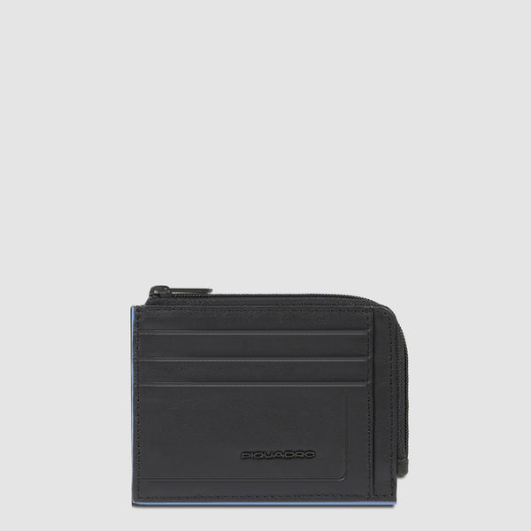 Porte-monnaie zippé avec porte-cartes de crédit