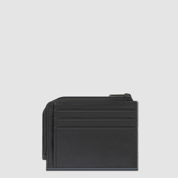 Porte-monnaie zippé avec porte-cartes de crédit