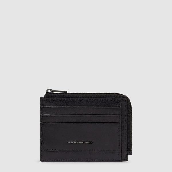 Zipped coin purse with document holder - 1