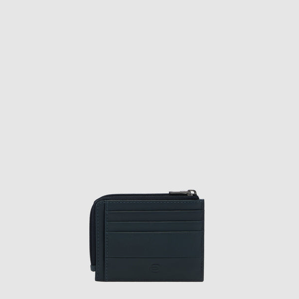6-Card Leather Card Holder with Coin Pocket - 2