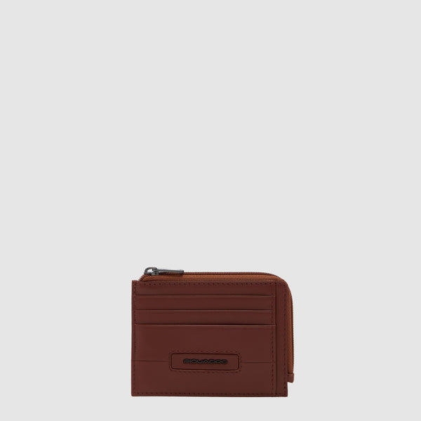 Porte-monnaie zippé avec porte-cartes de crédit - 1