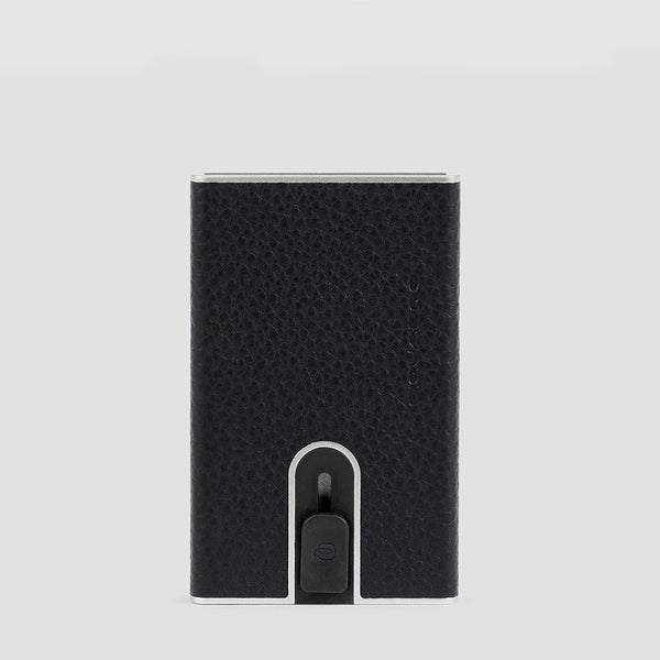 Credit card case with sliding system