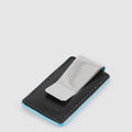 Slim Leather Money Clip for Cards and Cash