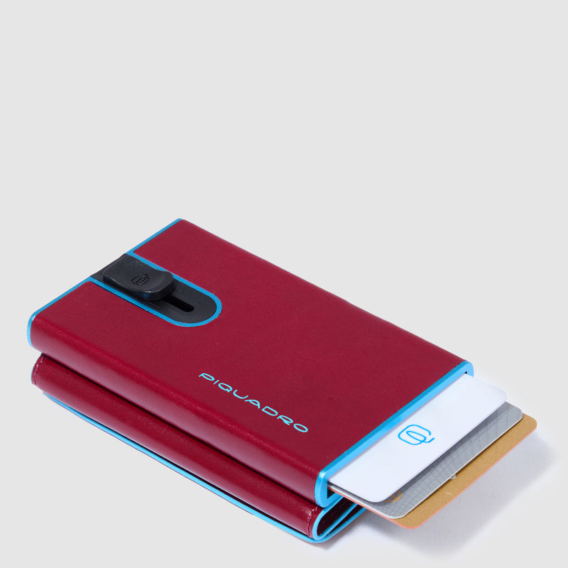 Compact wallet for banknotes and credi cards