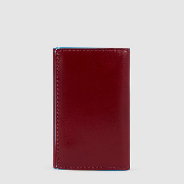 Compact wallet for banknotes and credi cards