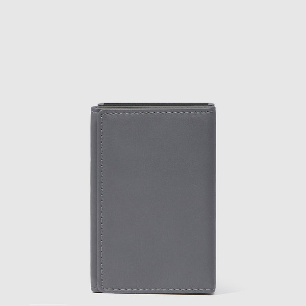 Compact wallet for banknotes and credi cards