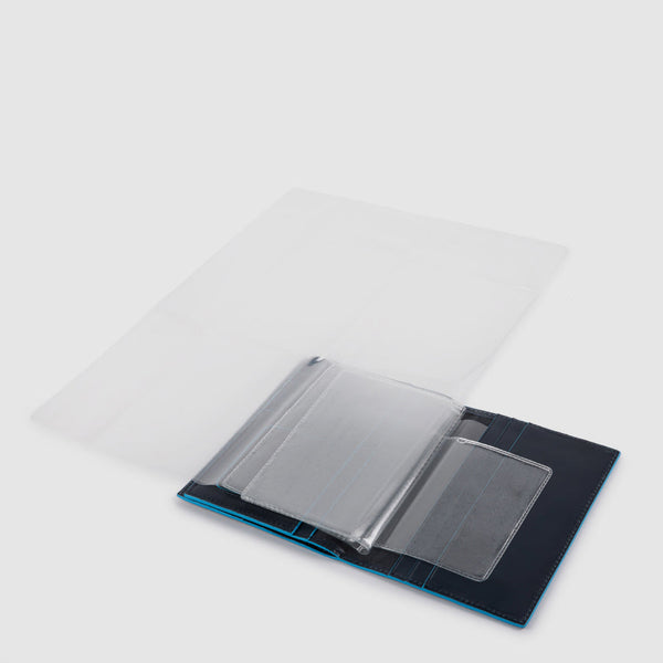 Leather Passport Holder with 5 Card Slots - 4