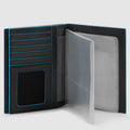 Leather Passport Holder with 5 Card Slots