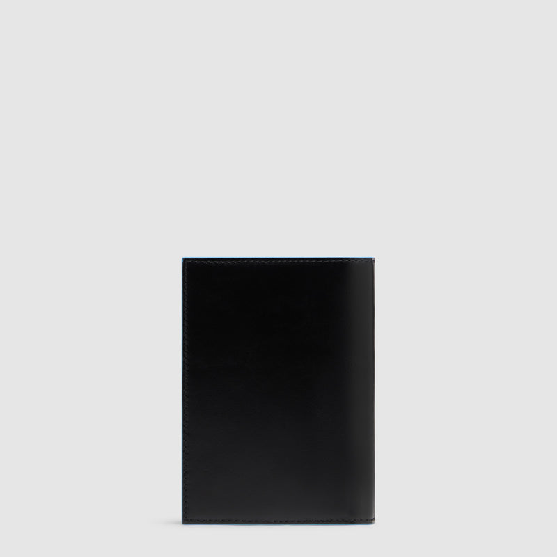 Leather Passport Holder with 5 Card Slots - alternate view
