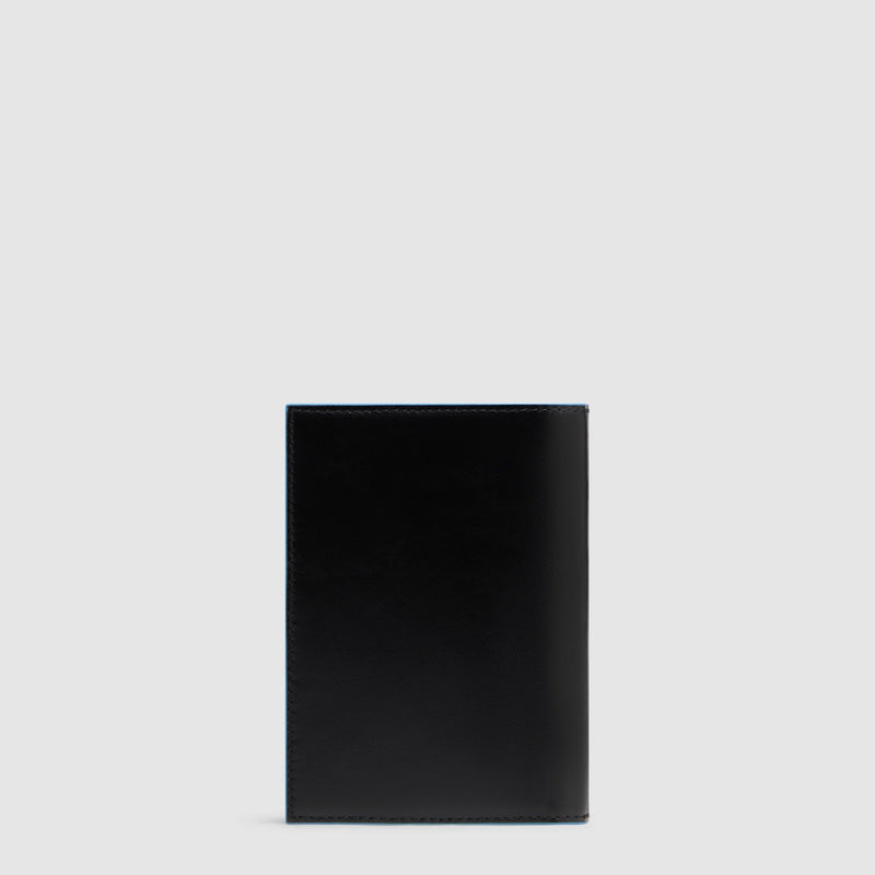 Leather Passport Holder with 5 Card Slots - alternate view