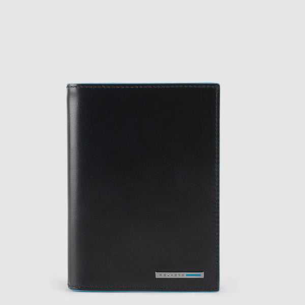 Leather Passport Holder with 5 Card Slots - 3