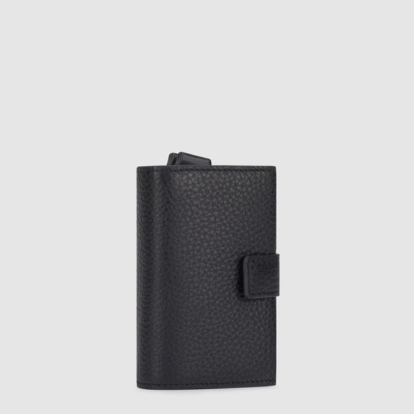 Double credit card case with sliding system