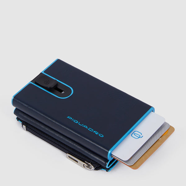 Pop-up wallet with money pocket