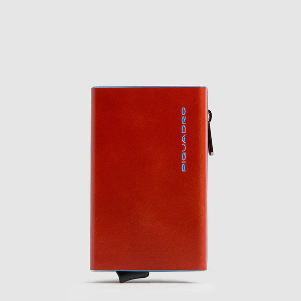 Compact Leather Wallet with Pop-Up Card Holder - 1