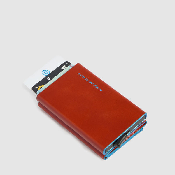 Compact Leather Wallet with Pop-Up Card Holder - 4