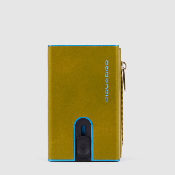 Pop-up wallet with money pocket