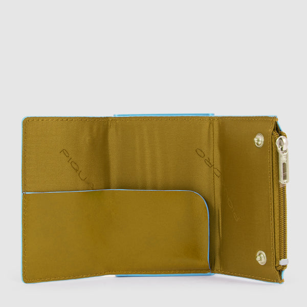 Pop-up wallet with money pocket