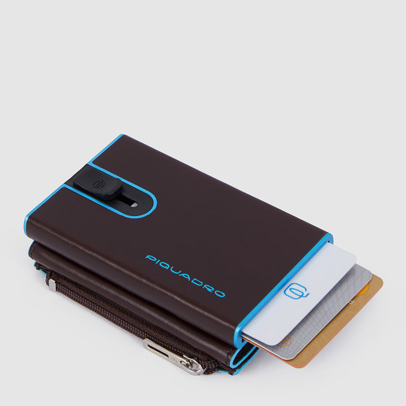 Pop-up wallet with money pocket
