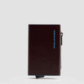 Compact Leather Wallet with Pop-Up Card Holder
