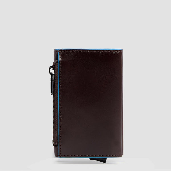 Compact Leather Wallet with Pop-Up Card Holder - 2