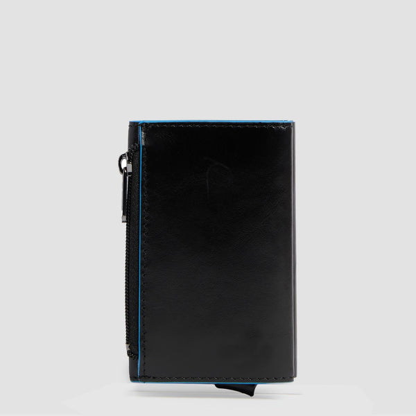 Compact Leather Wallet with Pop-Up Card Holder - 2