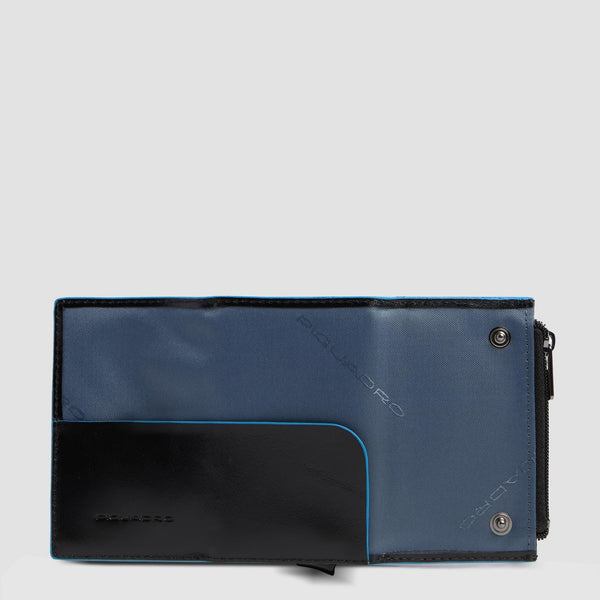 Compact Leather Wallet with Pop-Up Card Holder - 3