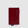 Compact Leather Wallet with Pop-Up Card Holder