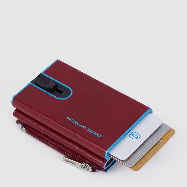 Pop-up wallet with money pocket