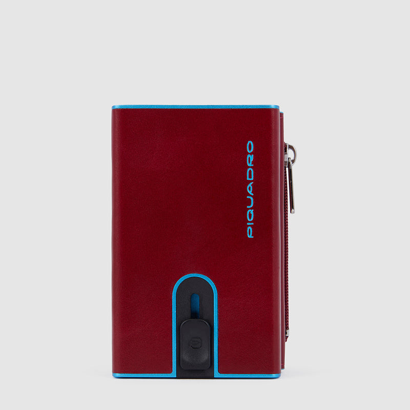 Compact wallet porta monete con sliding system