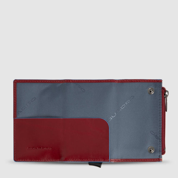 Pop-up wallet with money pocket