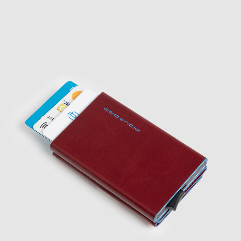 Billetera compacta automática con monedero