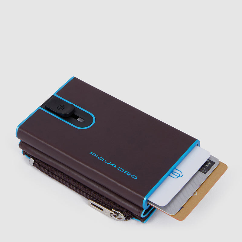 Pop-up wallet with money pocket