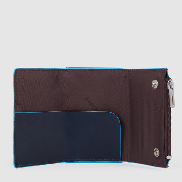 Pop-up wallet with money pocket