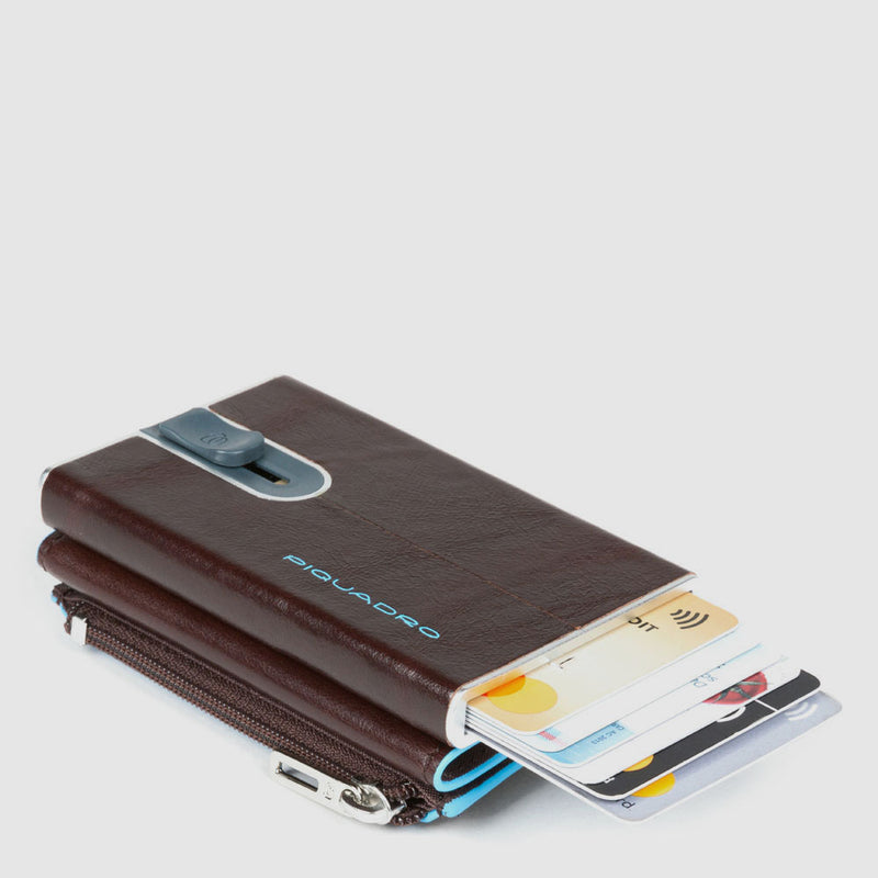 Compact wallet pour billets, cartes de crédit, mo