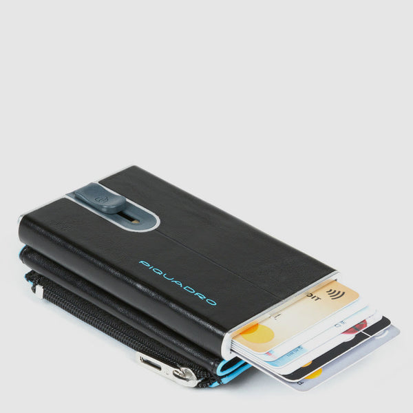 Compact wallet pour billets, cartes de crédit, mo