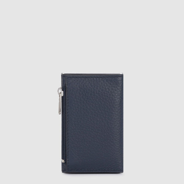 Compact wallet con sistema deslizante y monedero