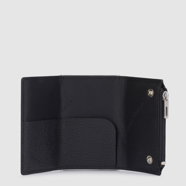 Pop-up wallet with money pocket