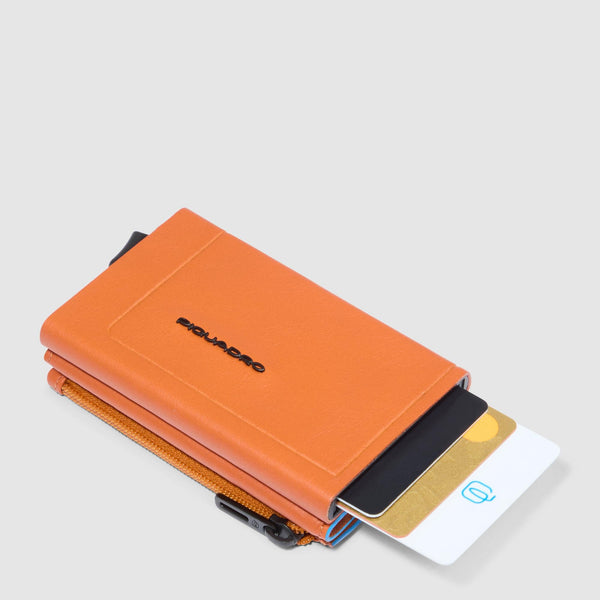 Pop-up wallet with money pocket
