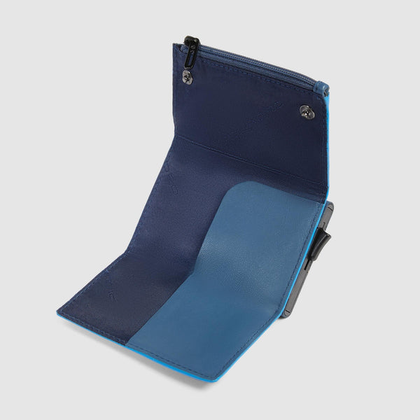 Pop-up wallet with money pocket