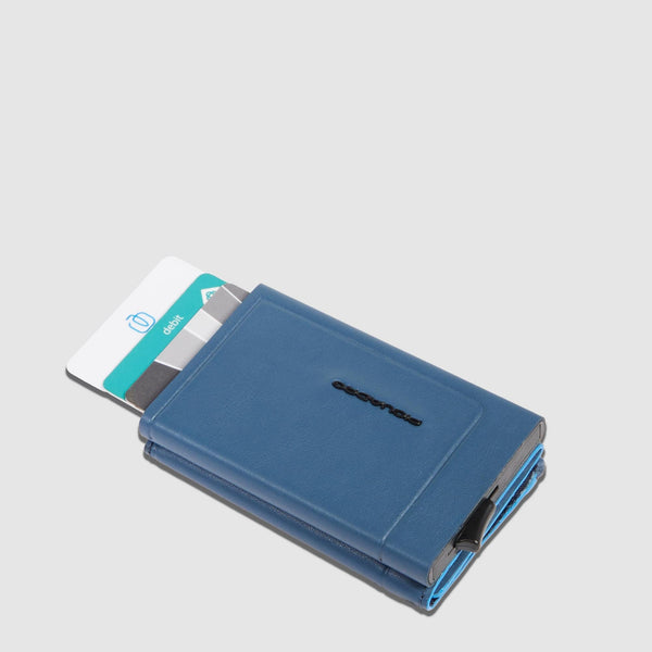 Pop-up wallet with money pocket