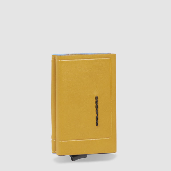 Billetera compacta automática con monedero