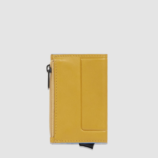 Billetera compacta automática con monedero