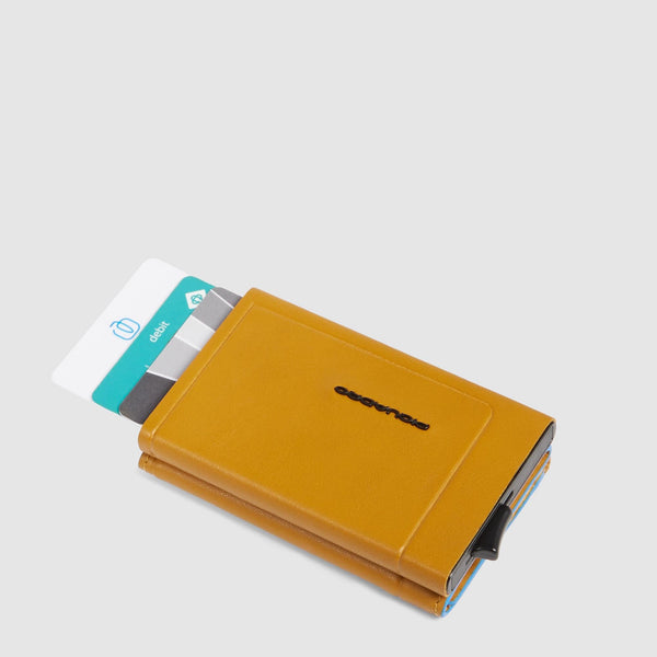 Billetera compacta automática con monedero