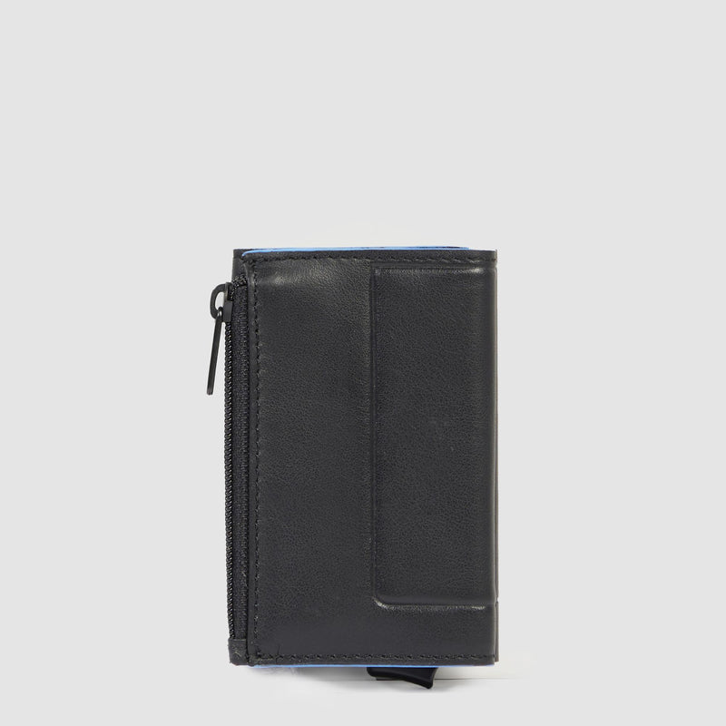 Billetera compacta automática con monedero