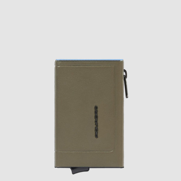 Billetera compacta automática con monedero