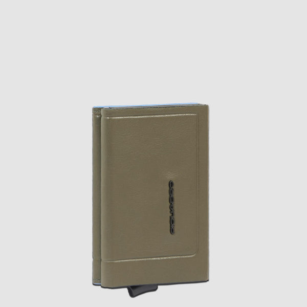 Billetera compacta automática con monedero
