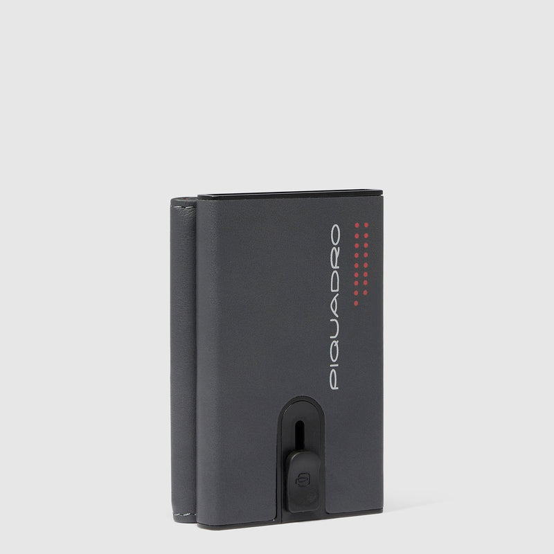 Compact wallet with sliding system and coin pocket - 2