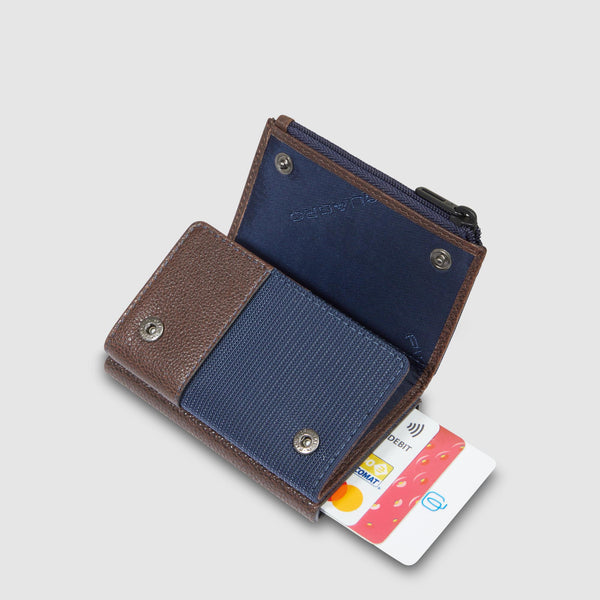 Pop-up wallet with money pocket